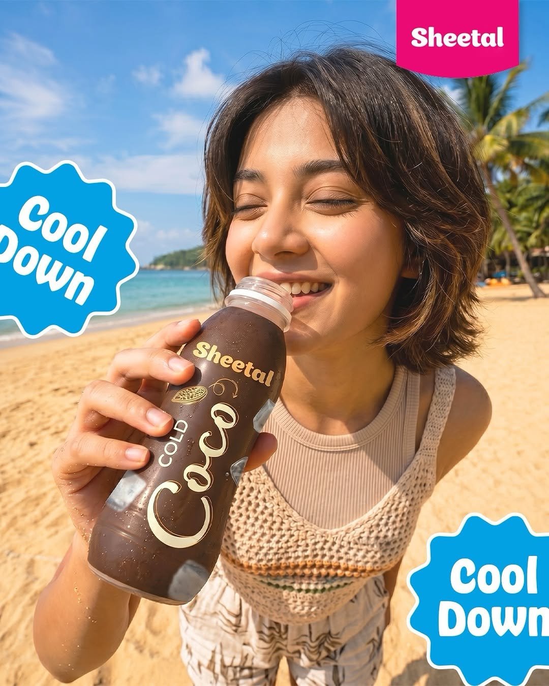 sheetalfoodworld 게시물 이미지: Sun out. Chill on. 🌊☀️

Grab a bottle of...