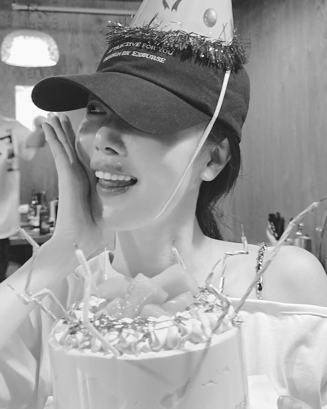 Photo by shh daily on October 18, 2025. May be an image of hat, candle, pie and text.