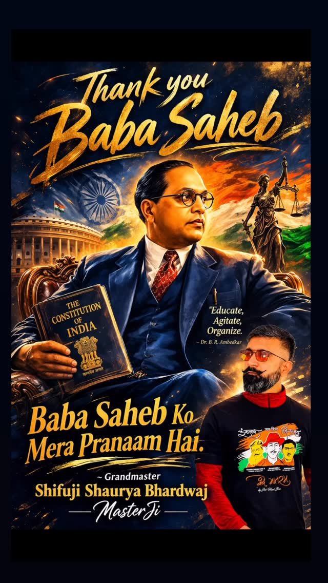 shifuji_jaihind 게시물 이미지: बाबा साहेब को हमारा प्रणाम है। वंदे मातरम्।