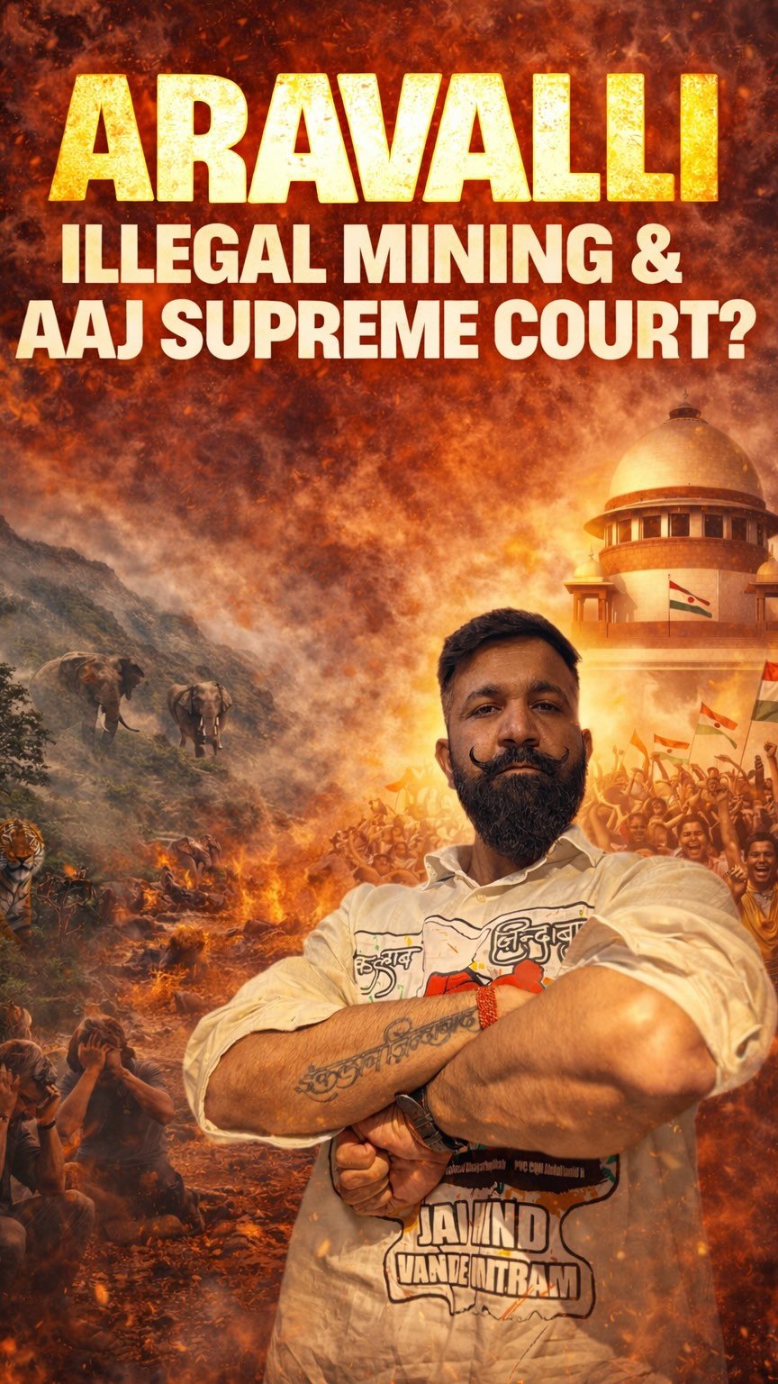 shifuji_jaihind 게시물 이미지: Aravalli Hills are not optional.
They are...