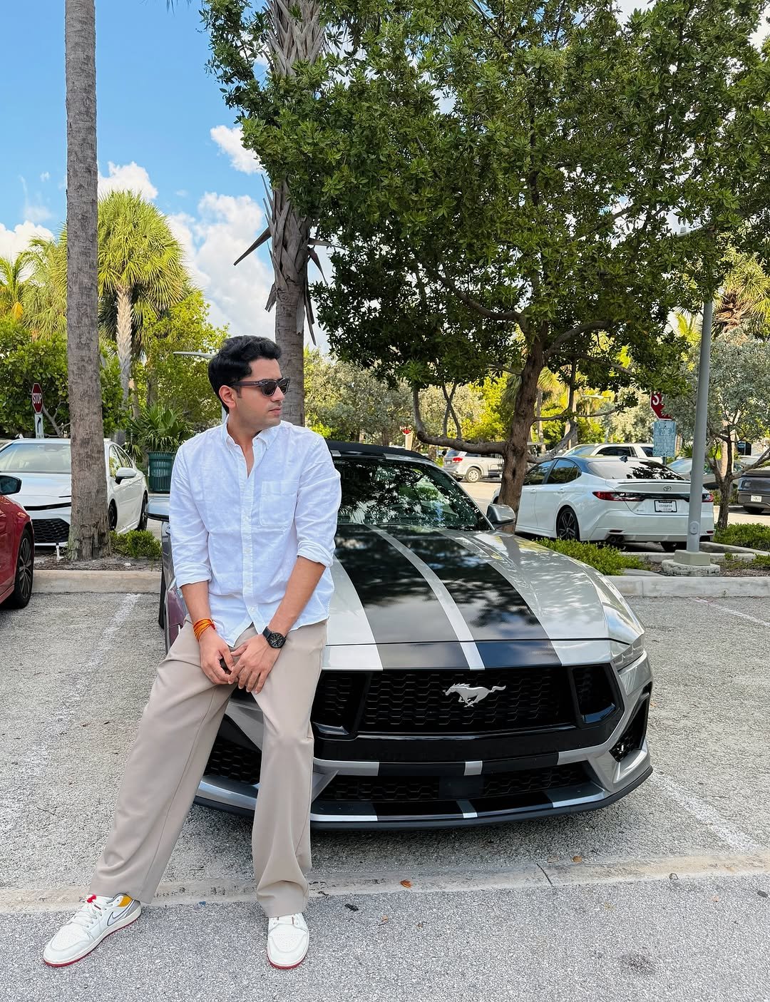 Photo by Shivam malik in Miami Beach, Florida. May be an image of 1 person, car, blower and text.
