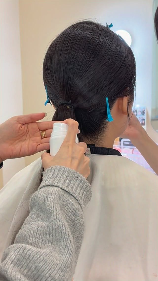 shoni_room 게시물 이미지: 뒷모습도 우아하게🩷
#번헤어스타일링