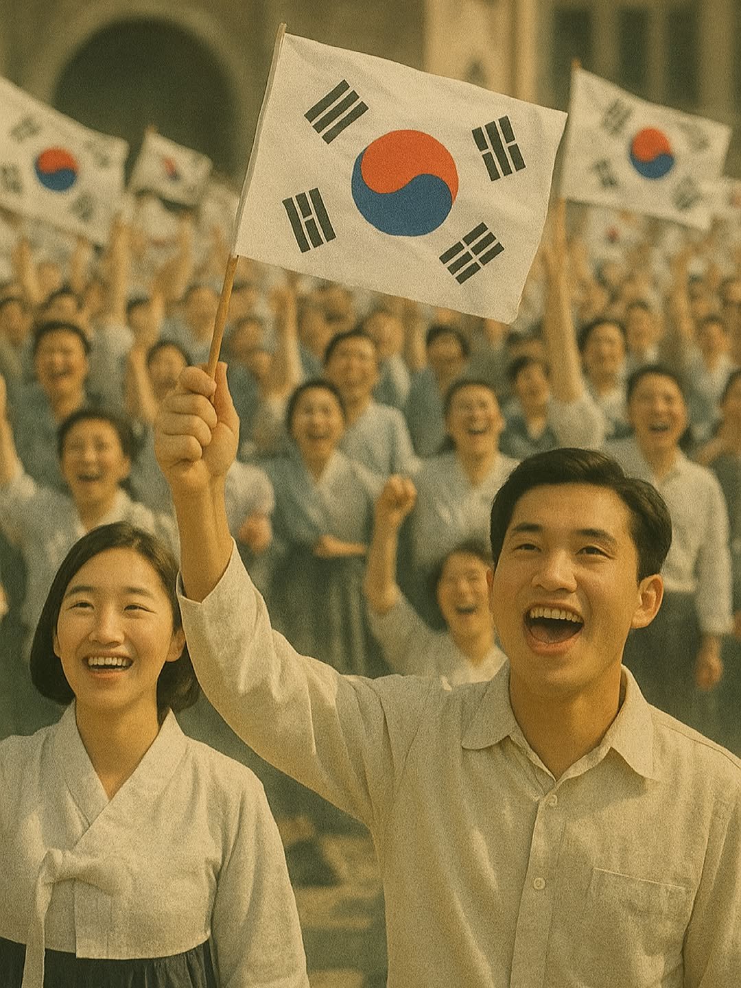 Photo by 장광기 on August 14, 2025. May be an image of 2 people, poster and text.