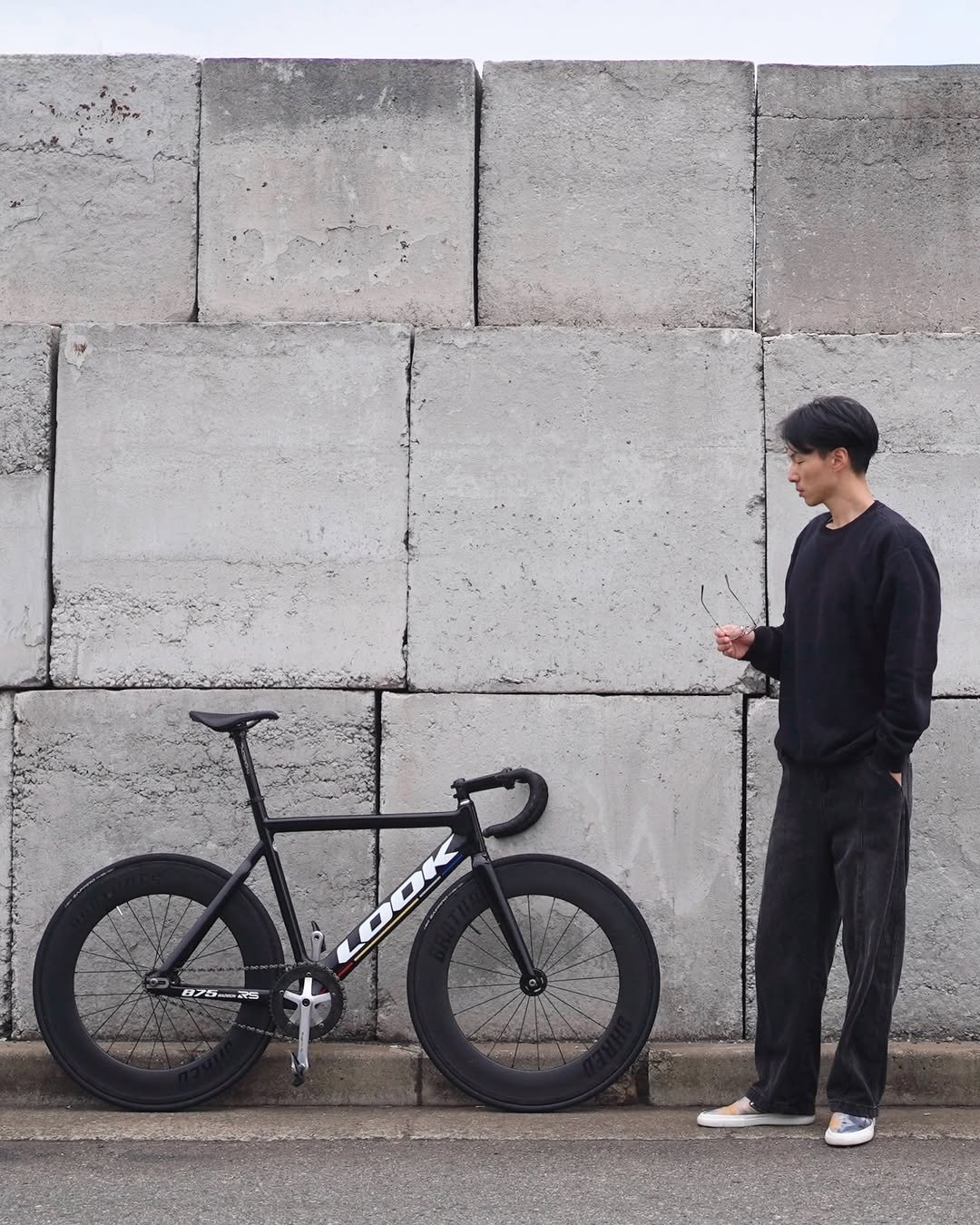 Photo shared by shota on February 14, 2026 tagging @lookcycle. May be an image of bicycle, tire and text.