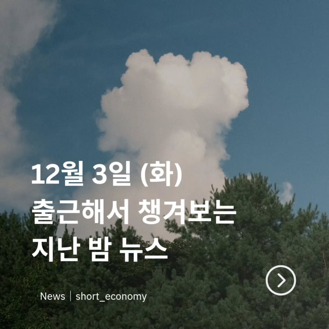 Photo by 경제 뉴스 | 이슈 | 주식투자 | 숏이코노미 | 숏코노미 on December 02, 2024.