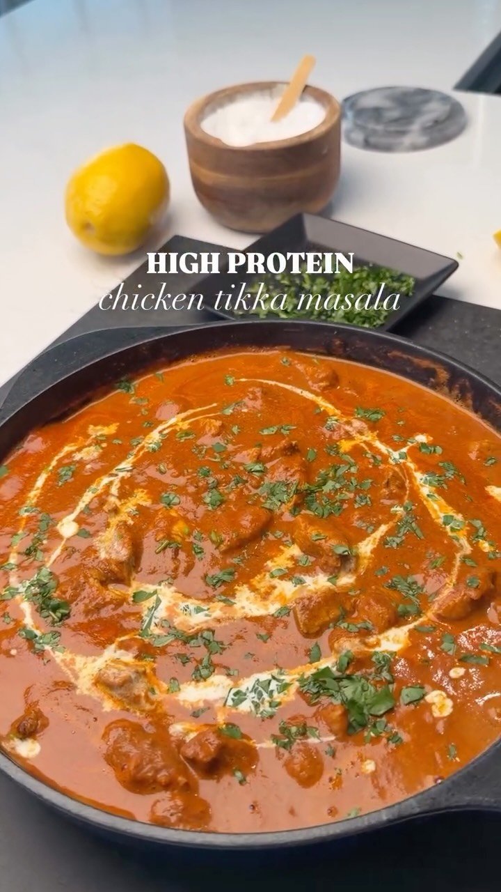 shredhappens 게시물 이미지: High-Protein Chicken Tikka Masala 🔥

Makes 5...