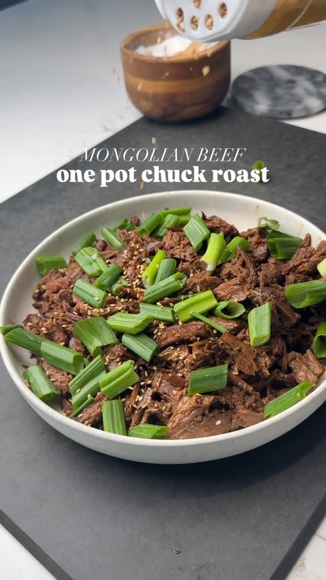 shredhappens 게시물 이미지: ✅The easiest MONGOLIAN BEEF INSPIRED CHUCK...