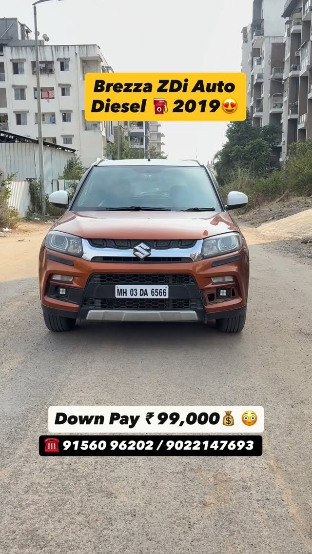 shree_laxmi_motors_pune 게시물 이미지: ✅Maruti Brezza ZDI Auto 2019, Diesel ⛽️ Best...