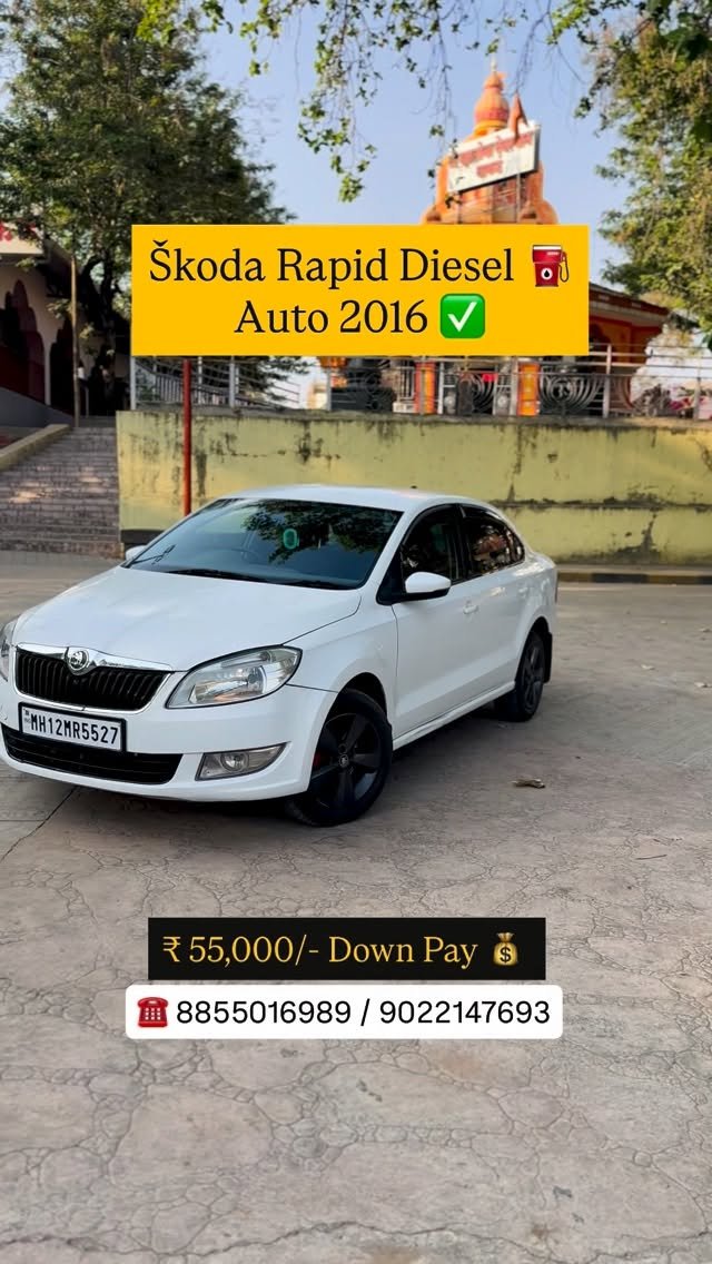 shree_laxmi_motors_pune 게시물 이미지: ✅ Škoda Rapid ambition auto diesel ⛽️ 2016,...