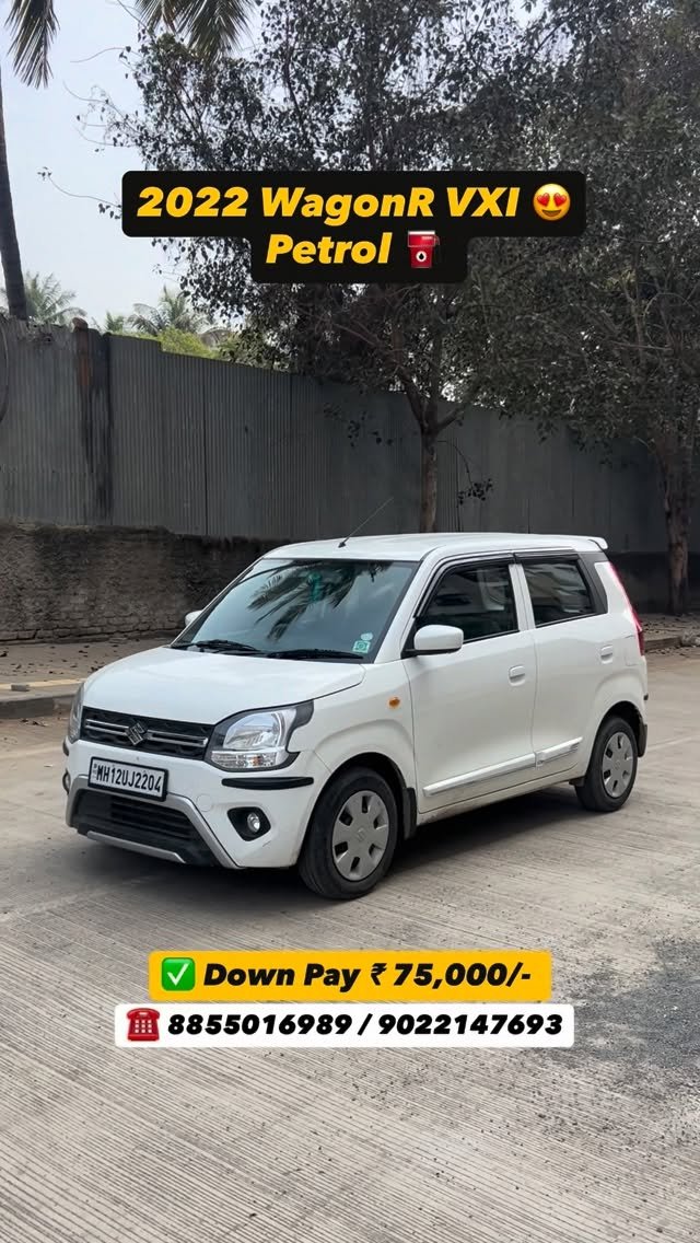 shree_laxmi_motors_pune 게시물 이미지: ✅Maruti WagonR VXI 2022 Petrol ⛽️ 1st Owner,...