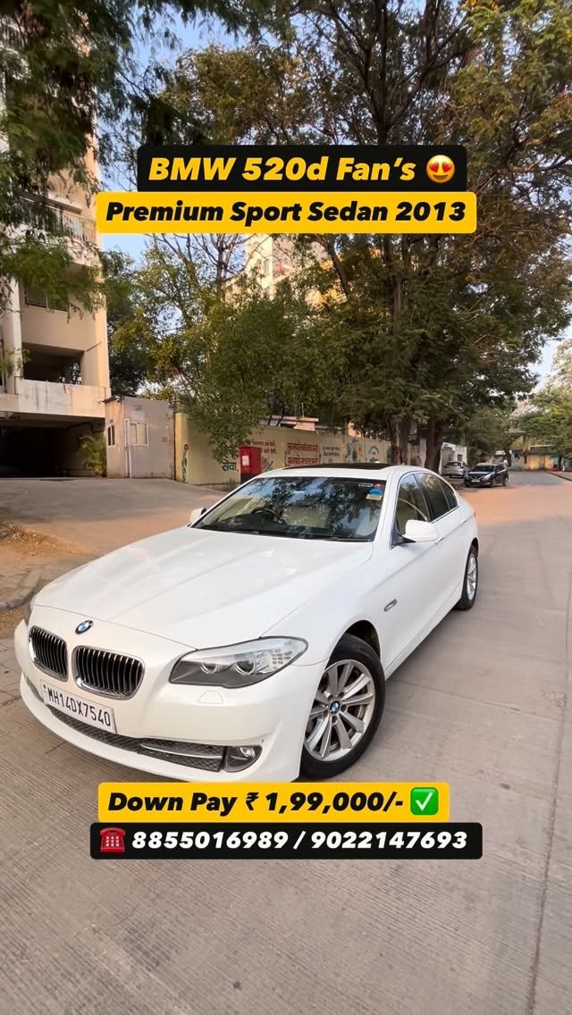 shree_laxmi_motors_pune 게시물 이미지: ✅Premium car 🚘 BMW 520d 2013, Diesel ⛽️ Auto...