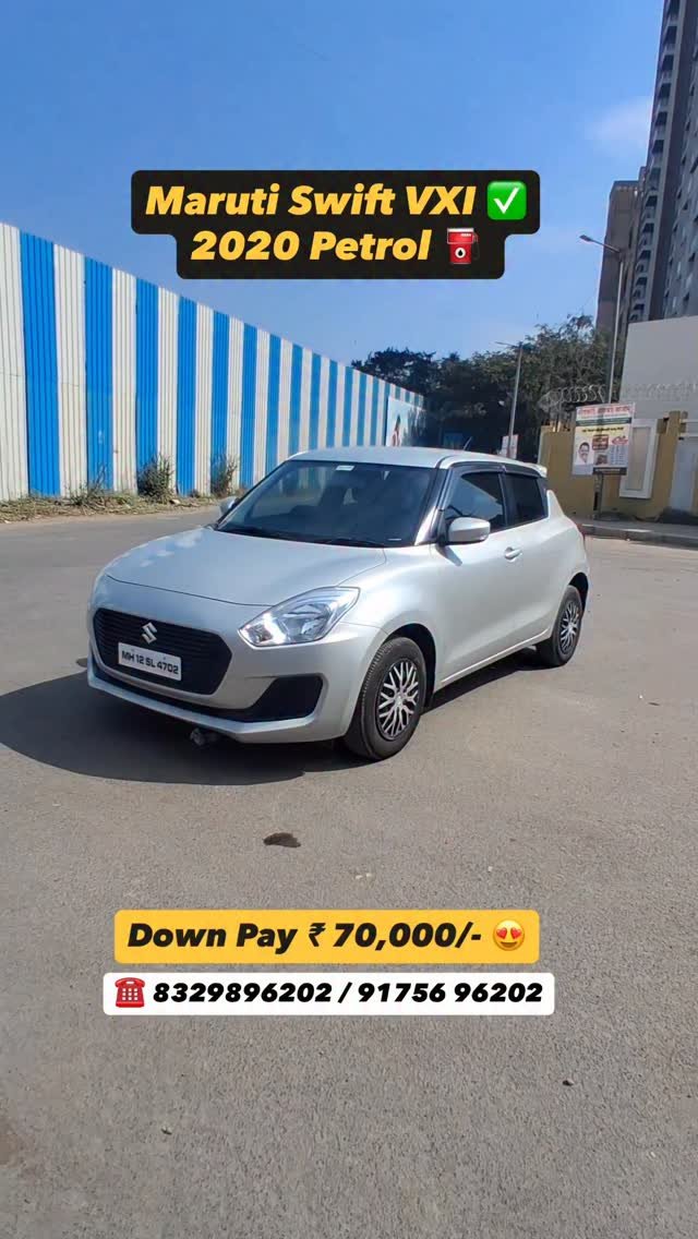 shree_laxmi_motors_pune 게시물 이미지: ✅Maruti Swift VXI Petrol⛽️ 2020, 1st Owner...