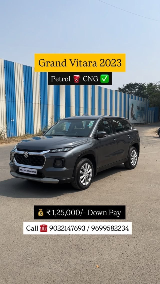 shree_laxmi_motors_pune 게시물 이미지: ✅Maruti Grand Vitara Delta 2023 Petrol ⛽️ CNG...