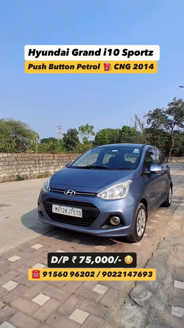 shree_laxmi_motors_pune 게시물 이미지: ✅ Hyundai Grand i10 Premium Car 🚘 Push Button...