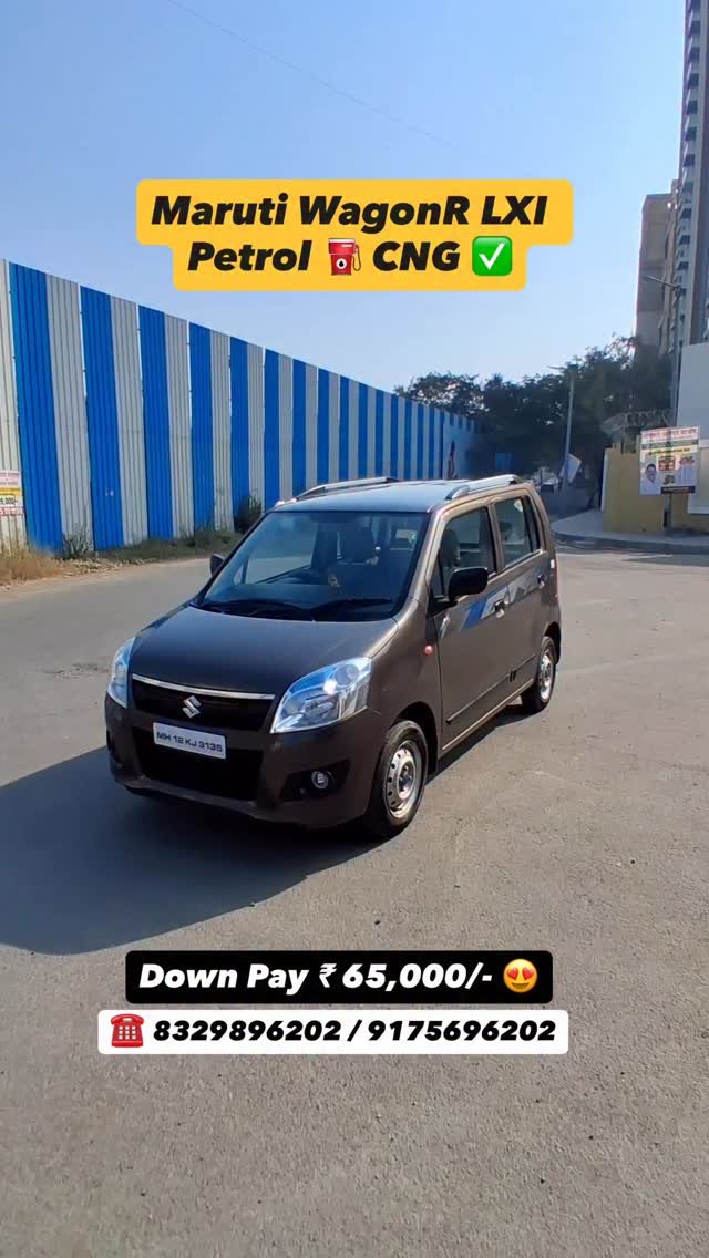 shree_laxmi_motors_pune 게시물 이미지: ✅ Maruti WagonR LXI Certified Used cars 🚘 2013...