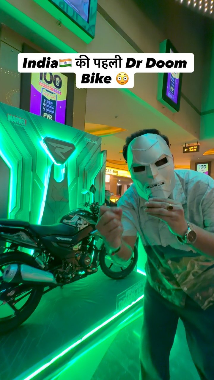 shridhar.m 게시물 이미지: TVS Raider Dr Doom Edition for Marvel’s...