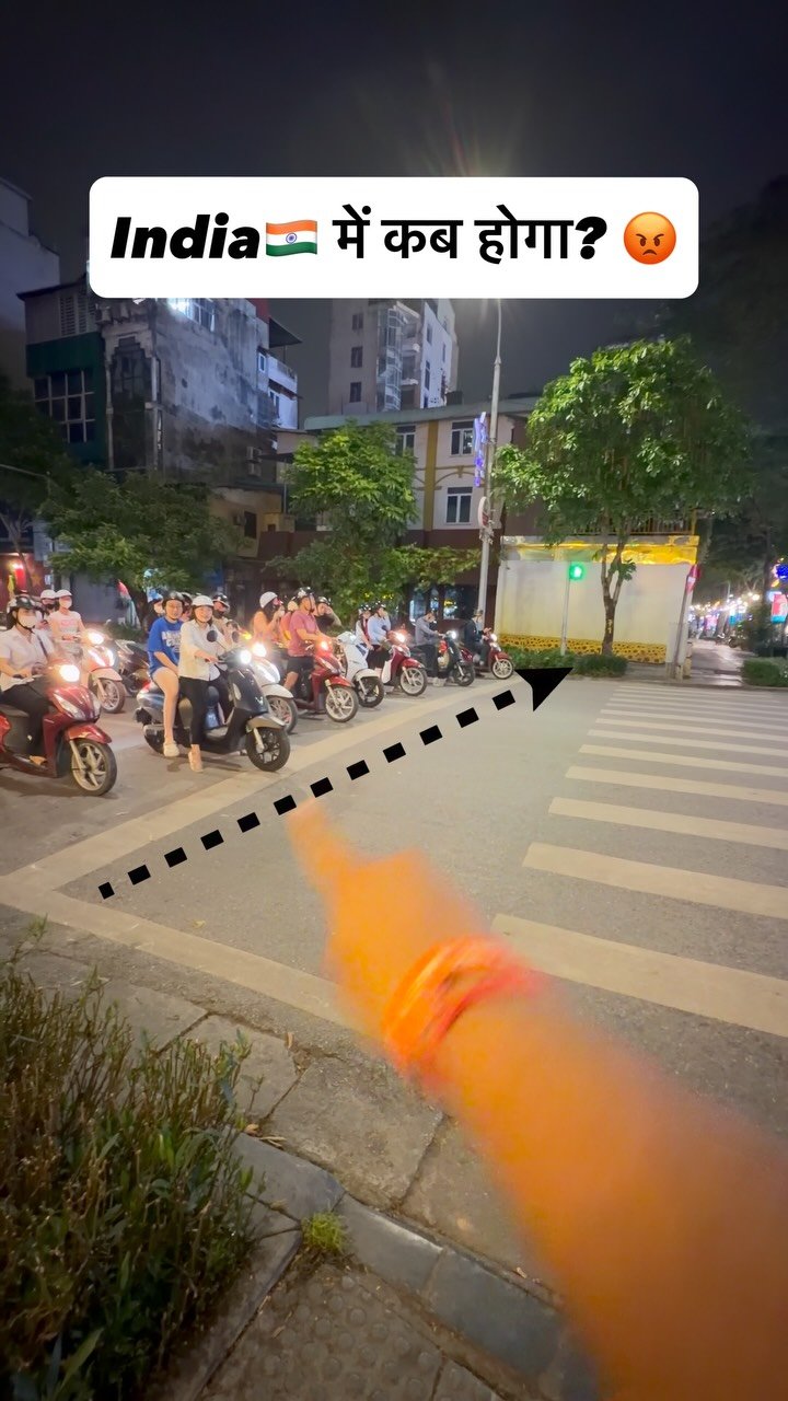shridhar.m 게시물 이미지: India🇮🇳 mein Kab follow hoga traffic rules...