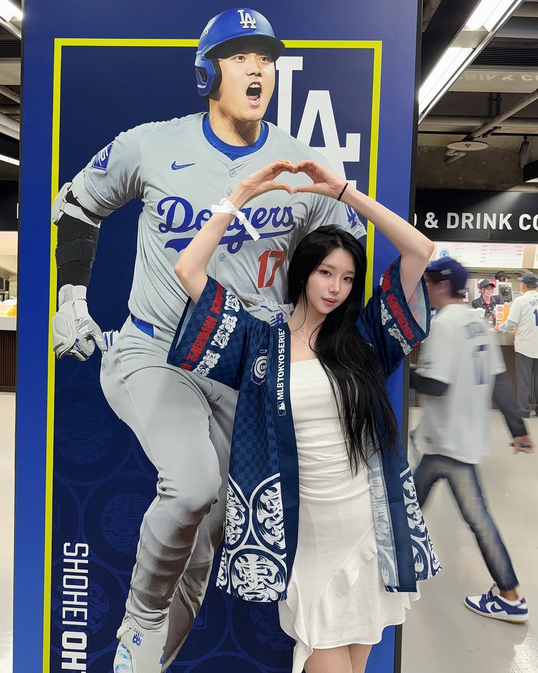 Photo shared by 아콩이 (Siah Lee) on April 02, 2025 tagging @mlb.korea, @shoheiohtani, and @tokyodomecity_official.