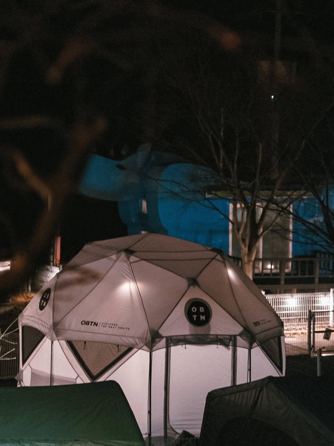 Photo shared by 🍃시기 캠프 on February 22, 2026 tagging @camfit_official, and @obtn.official. May be an image of outdoors and text.