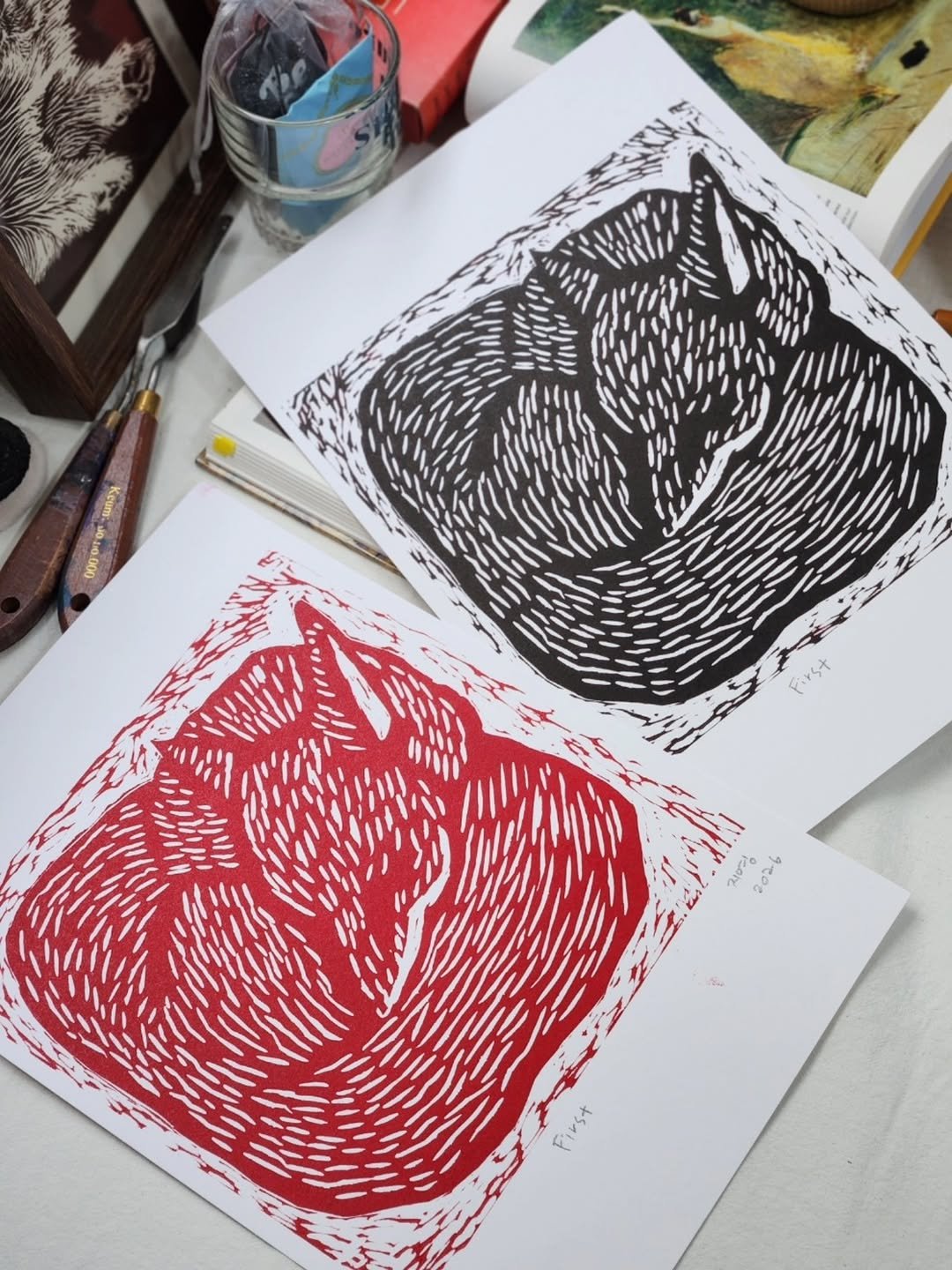 signature_print__ 게시물 이미지: 첫번째 모작~🌈