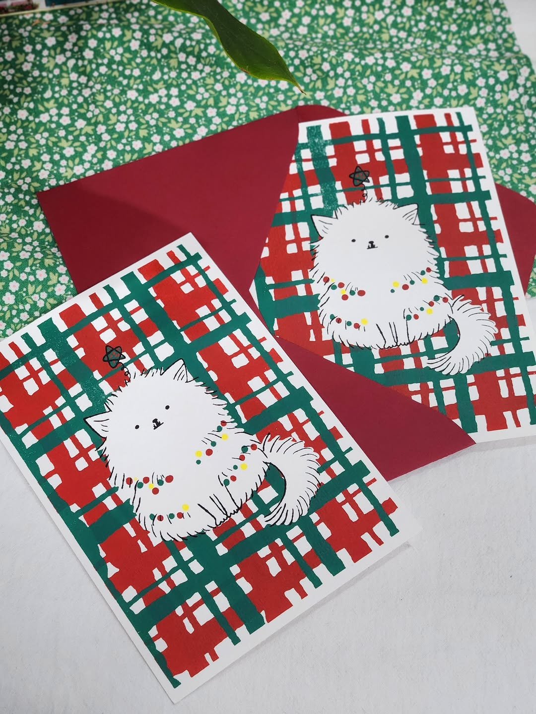 Photo by 시그니처프린트 판화그림공방 on December 12, 2025. May be an illustration of card, placemat, snowman and text.