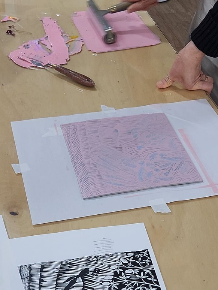 signature_print__ 게시물 이미지: 정규클래스 리놀륨판화🎨