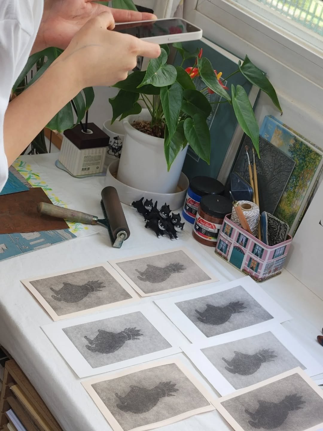 signature_print__ 게시물 이미지: 오목판화🍀