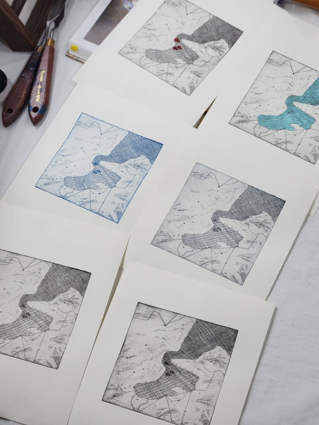signature_print__ 게시물 이미지: 동판화 에칭