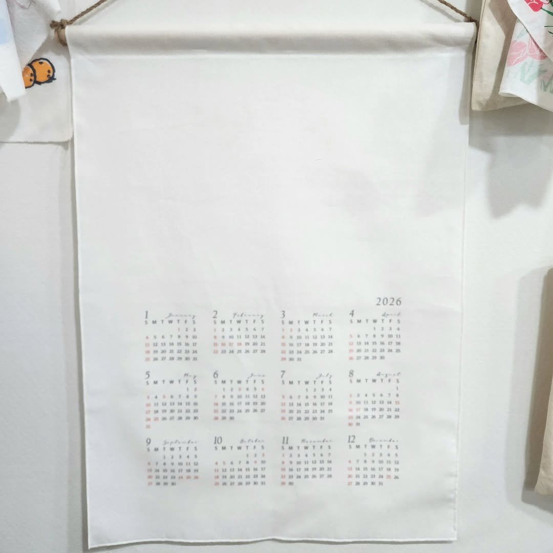 Photo by 시그니처프린트 판화그림공방 on December 18, 2025. May be an image of banner, calendar, poster, pegboard and text.