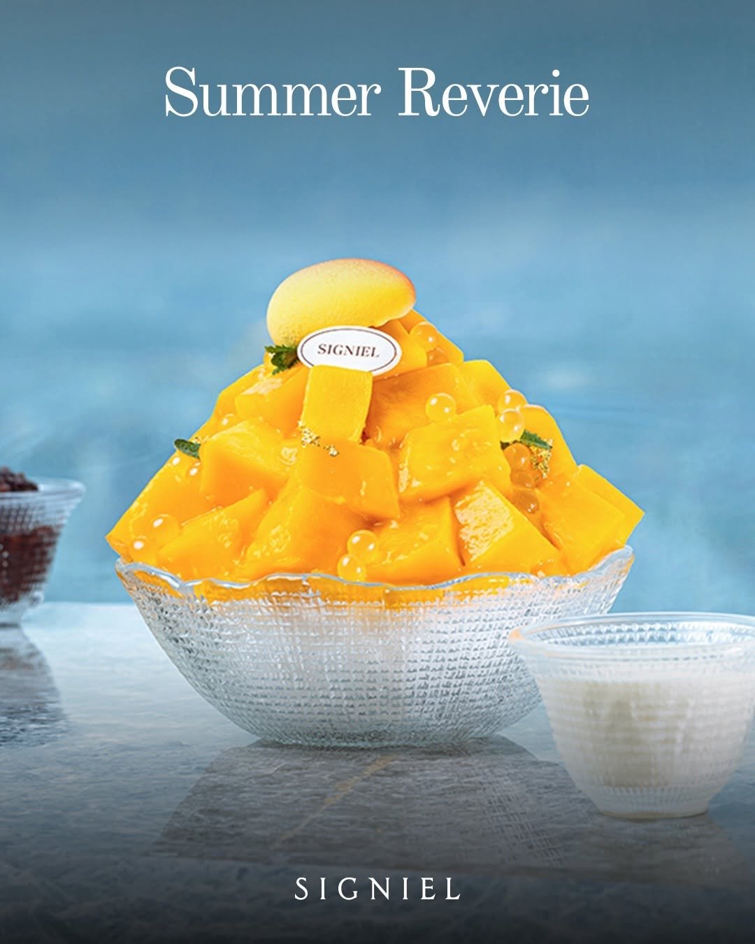 signiel_hotels 게시물 이미지: #EVENT
 
하얀 눈꽃 위에 올려진 달콤한 프리미엄 제주 애플망고. 

상큼한...