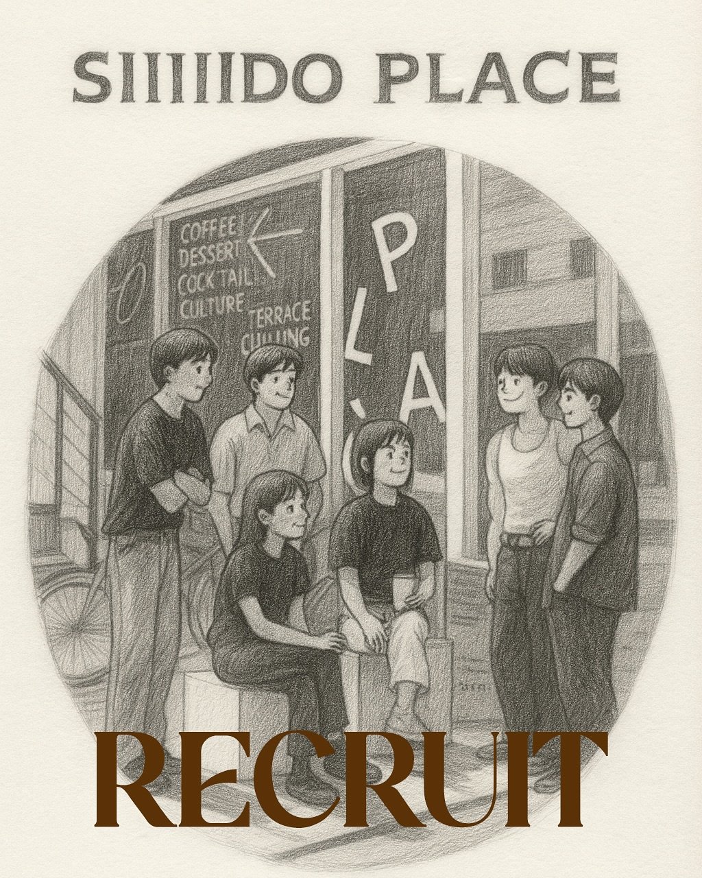 Photo by 🏠시도 플레이스[연희동 본점] on November 04, 2025. May be an image of text that says 'SIIDO PLACE COFFEE! DESSERT COCKTAIL CCCK TAIL CULTURE ボ ULTURE-TERRACE TERRACE JILUNG CUIING ING P A RECRUIT'.