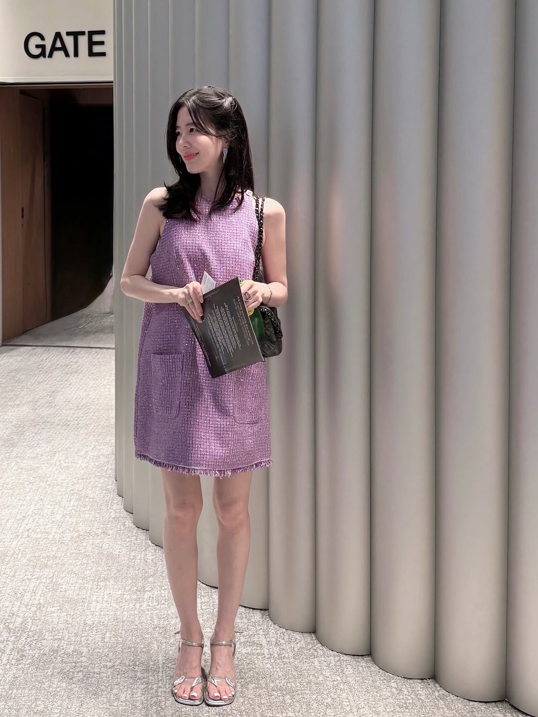 Photo shared by Eunbi Kim on August 08, 2025 tagging @od_musical. May be an image of 1 person, dress and text.