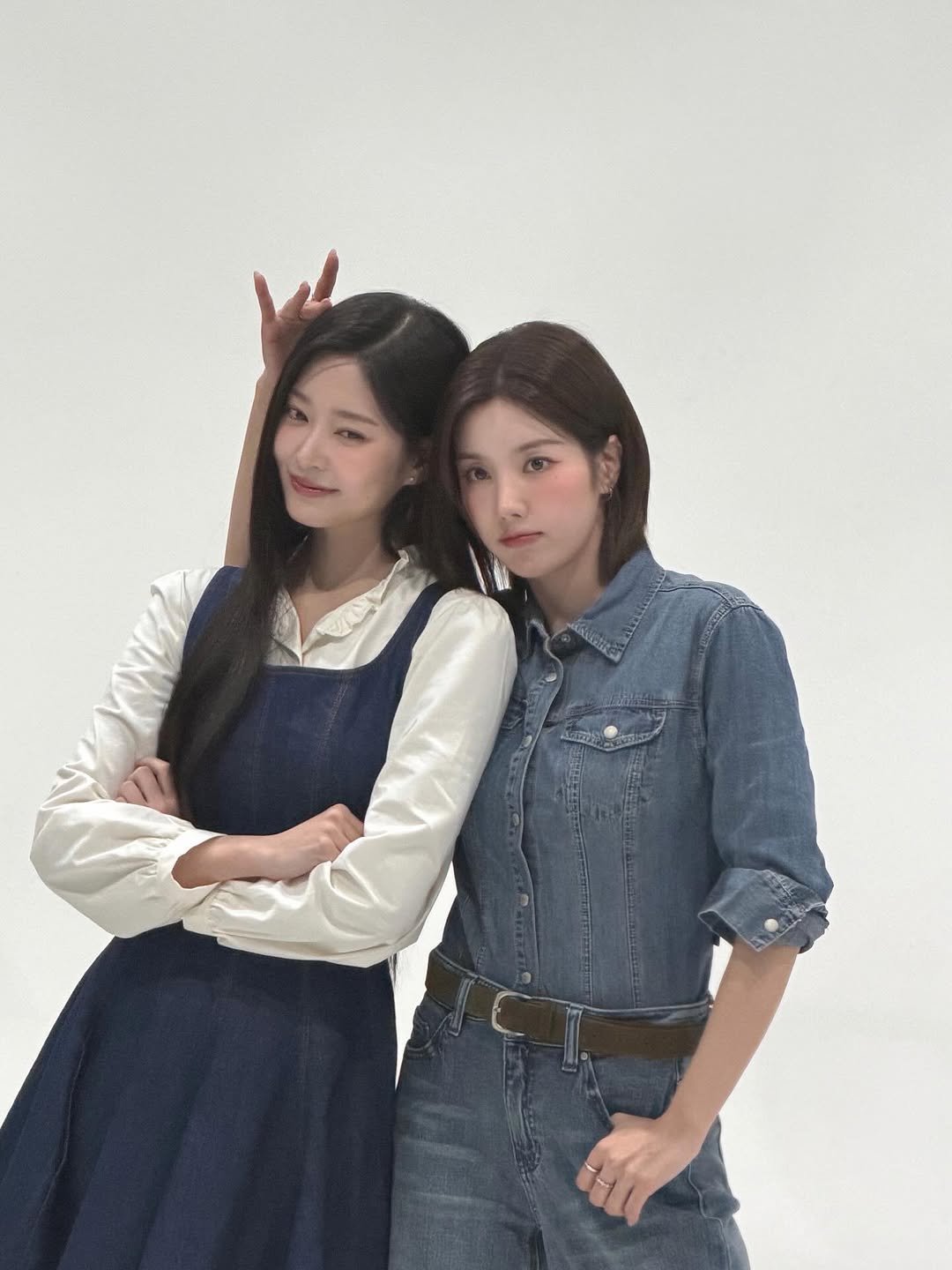 Photo shared by 권은비 on February 24, 2026 tagging @parisbaguette_kr, and @minn.__.ju. May be an image of one or more people, hair and text.