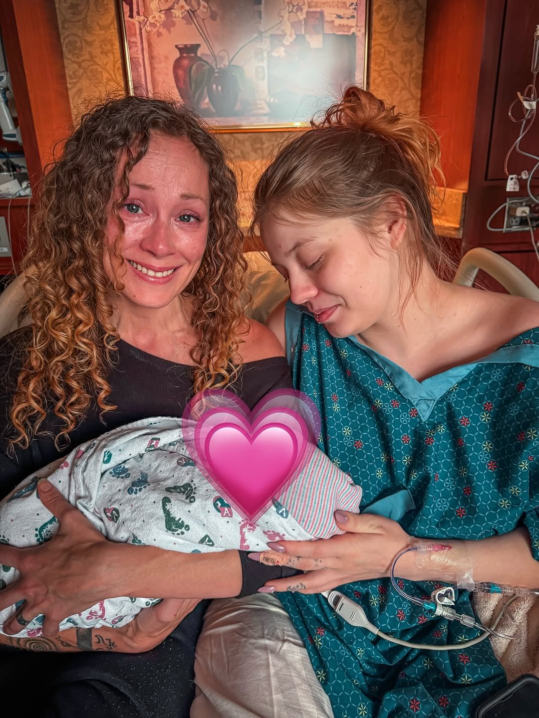 Photo shared by Tawny McVay on April 23, 2026 tagging @sincewewokeup. May be an image of baby, smiling, hospital and text.