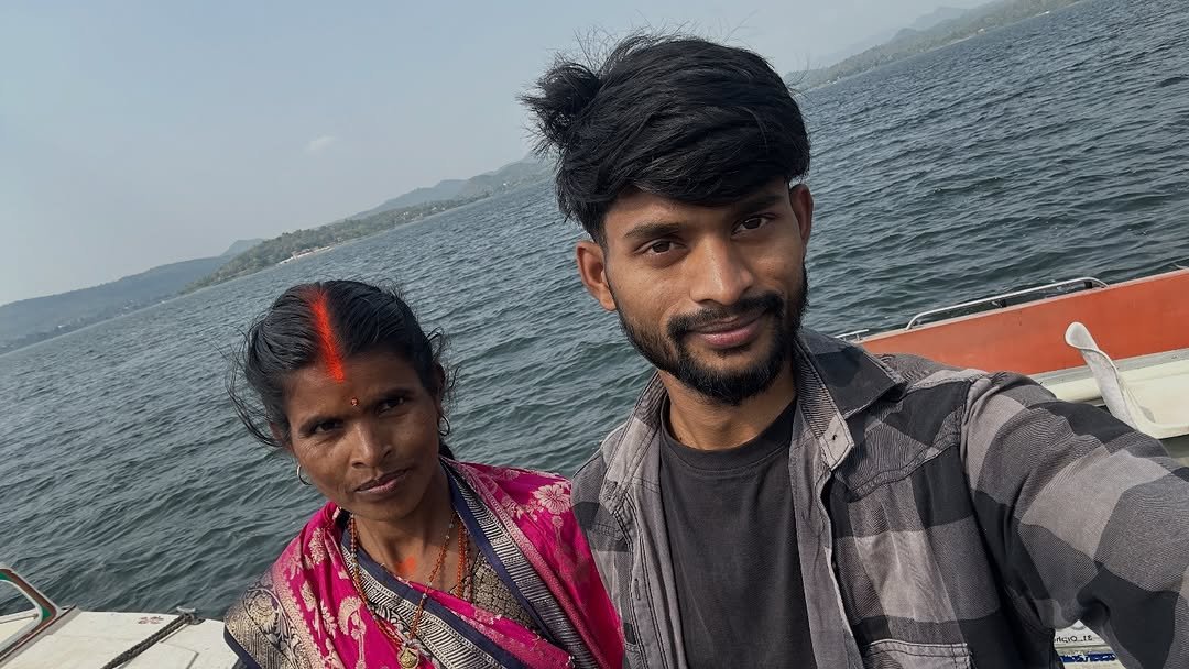 Photo by Vivek Kumar on September 06, 2025. May be a selfie of 2 people, people smiling, body of water, picnic and text.
