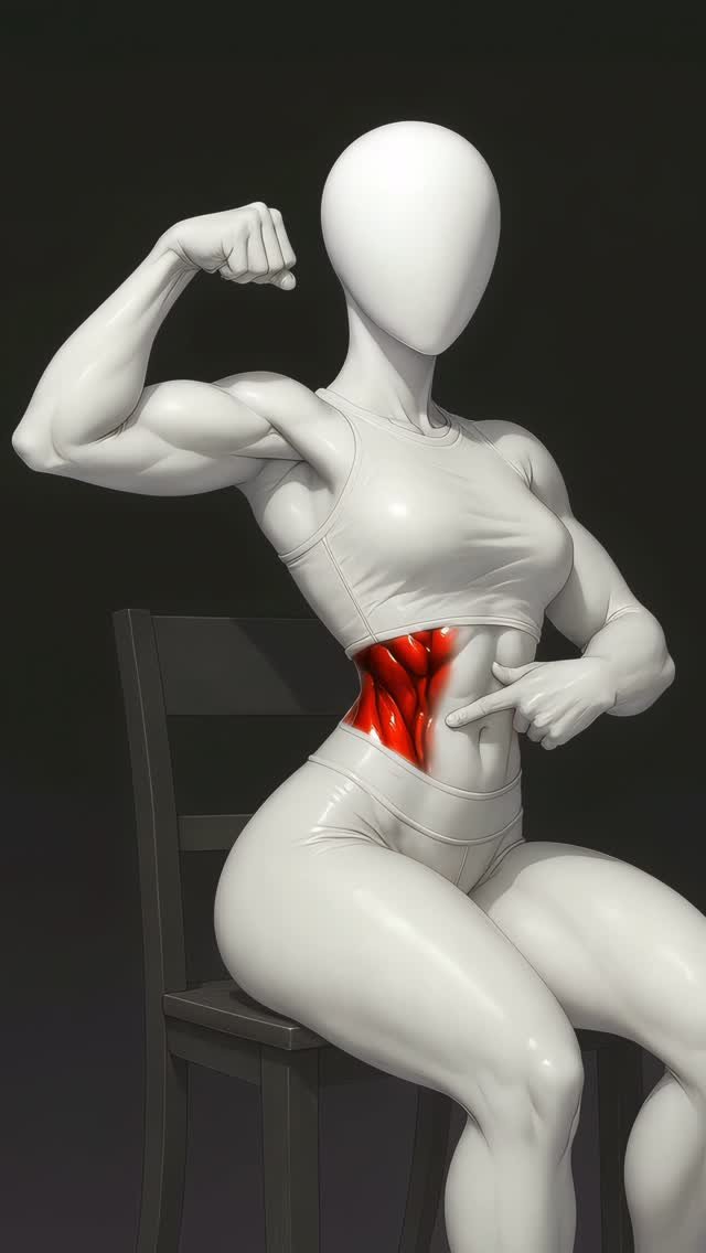 sixpackfemmes 게시물 이미지: Define Your Obliques With Just a Chair!

👉...