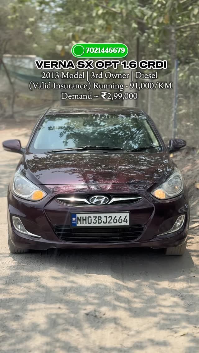 sk_cars786 게시물 이미지: CONTACT 7021446679 
2013 VERNA SX OPT 1.6 CRDI...