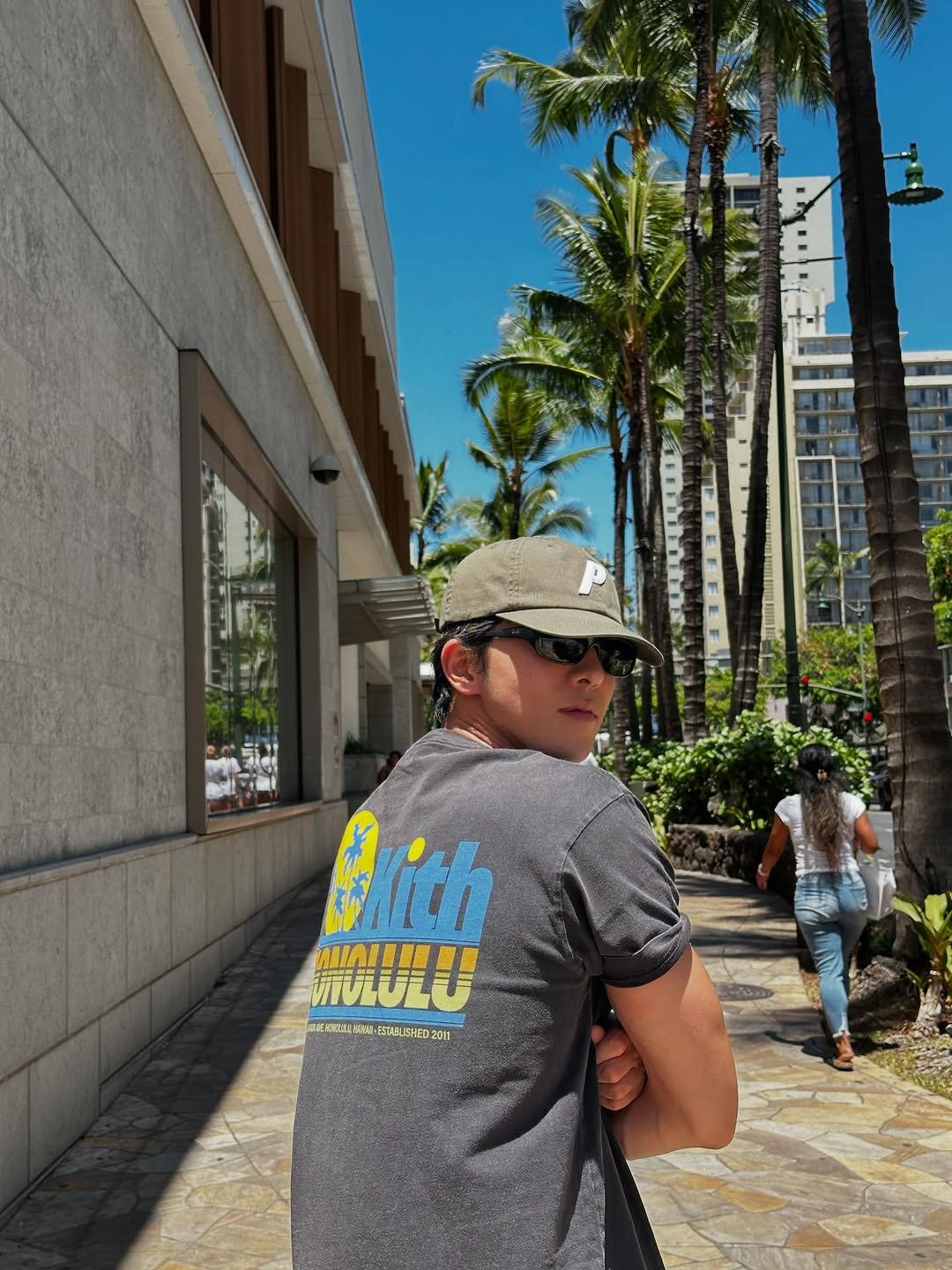 Photo by 남주혁 on August 30, 2025. May be an image of palm trees.