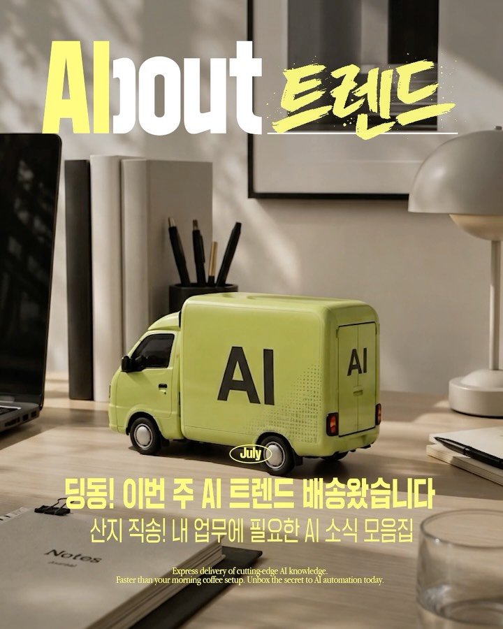 sktelecom 게시물 이미지: 산지 직송! 🚚
내 일과 일상에 더 가까워질
AI 소식만 골라 모아왔어요.

🎁...