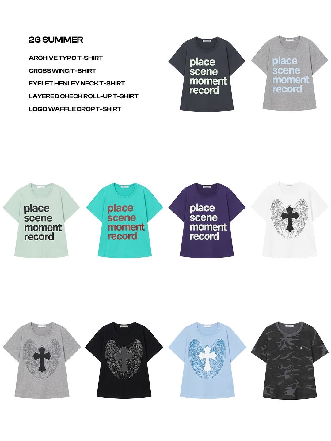 slowrecordhouse 게시물 이미지: ⠀⠀⠀⠀⠀⠀⠀⠀⠀⠀⠀⠀⠀⠀⠀⠀
26 SUMMER T-SHIRT...