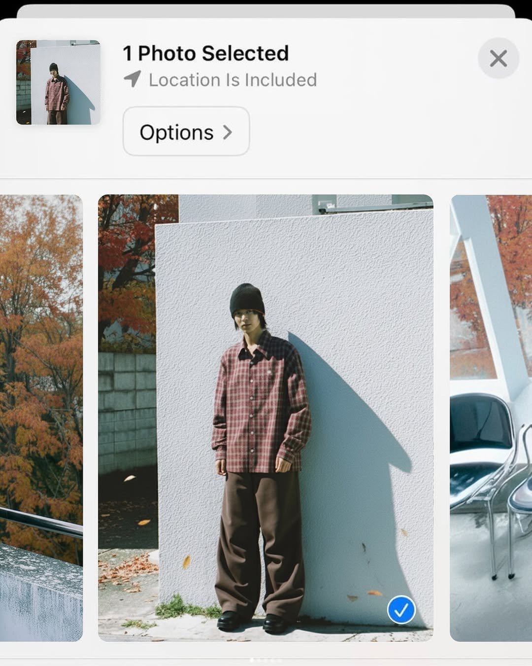 Photo by SLOW RECORD HOUSE | 슬로우 레코드 하우스 on December 15, 2025. May be a graphic of duffle coat, phone, magazine and text that says '1 Photo Selected Location Is Included X Options >'.