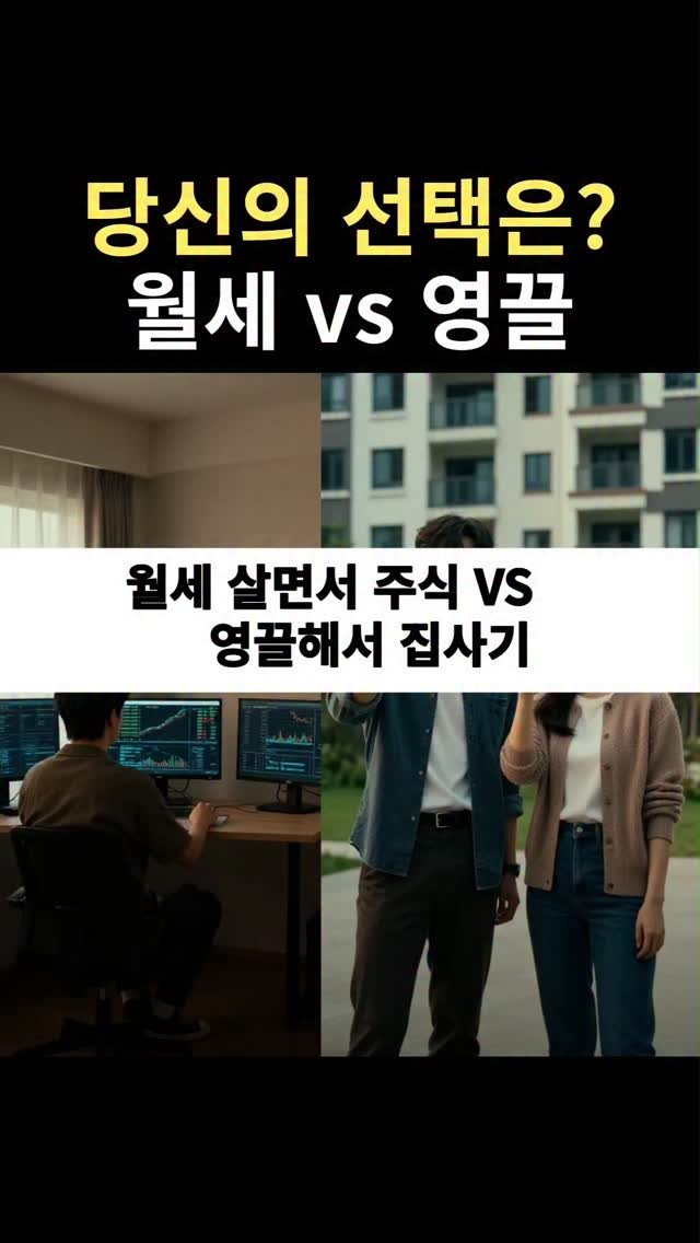 snackeconomy 게시물 이미지: 월세 vs 영끌, 당신의 선택은?