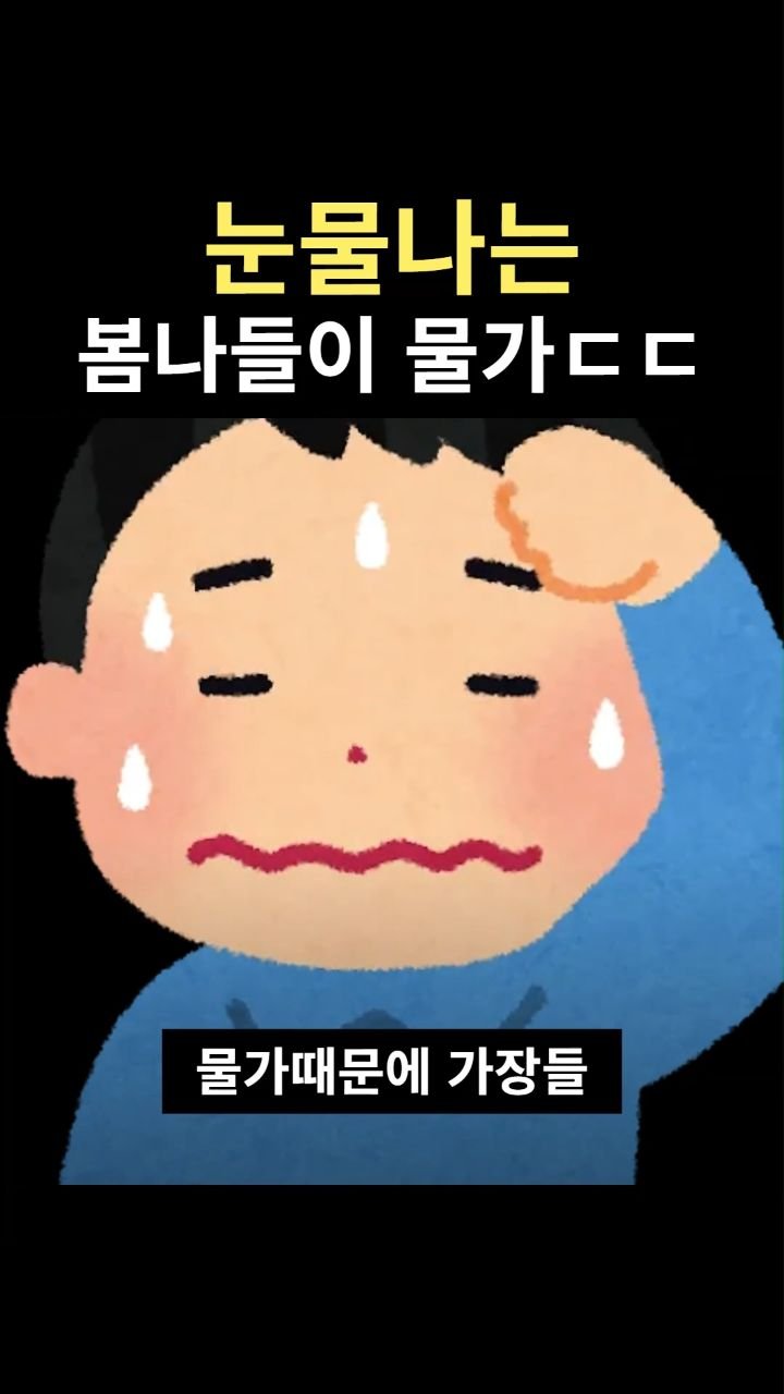 snackeconomy 게시물 이미지: 눈물난다는 봄나들이 물가