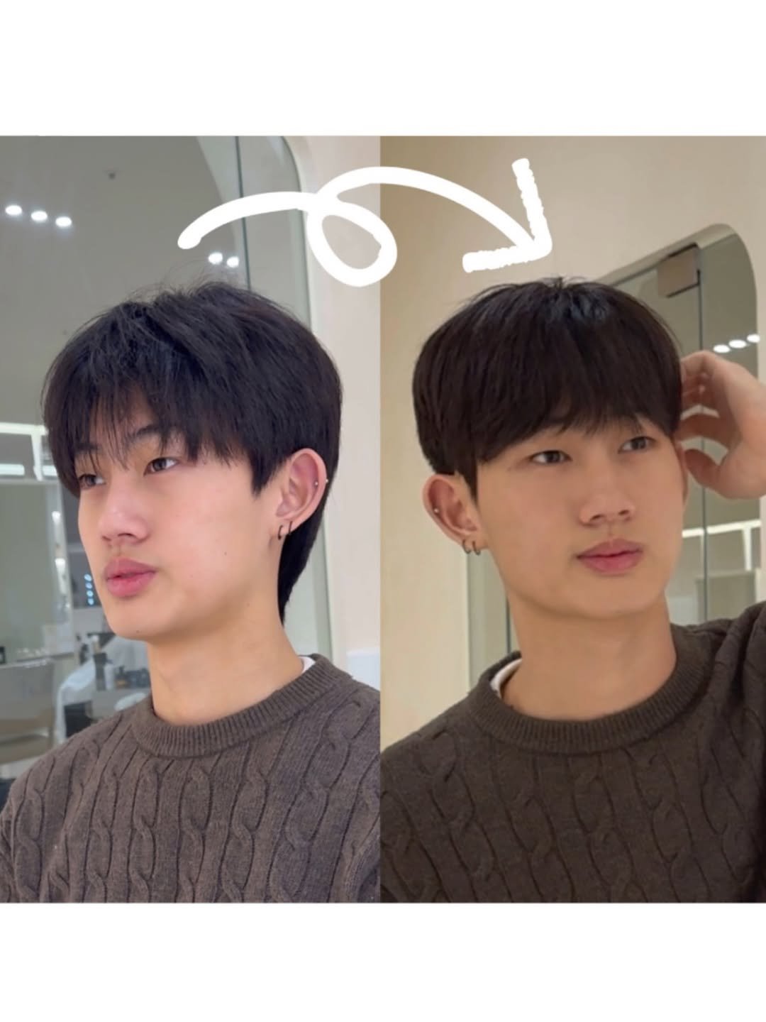 Photo by 이소희 | yebinhair in 세종시. May be an image of one or more people, bangs and text.