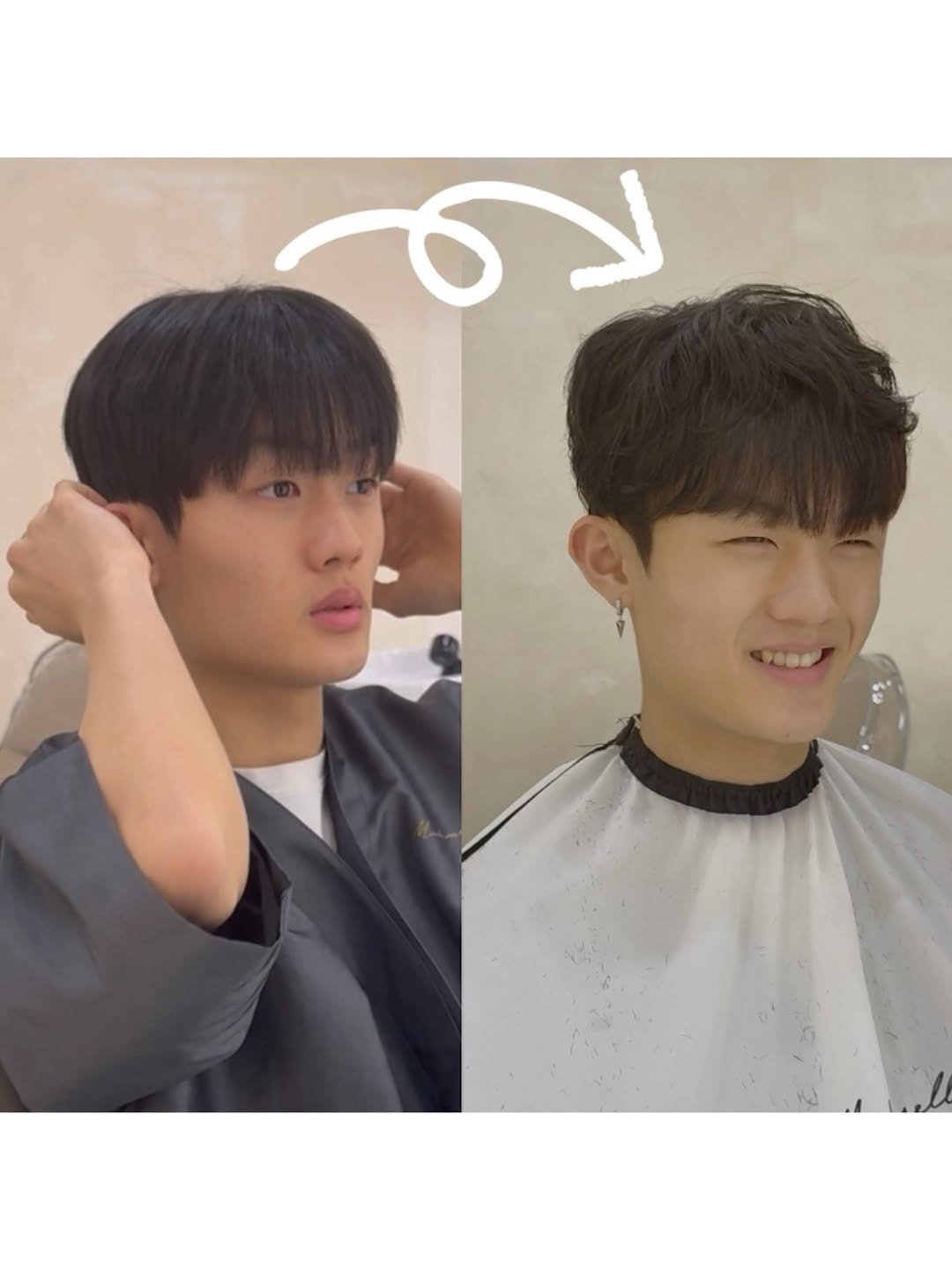 Photo by 이소희 | yebinhair in 세종시. May be an image of one or more people, bangs and text.