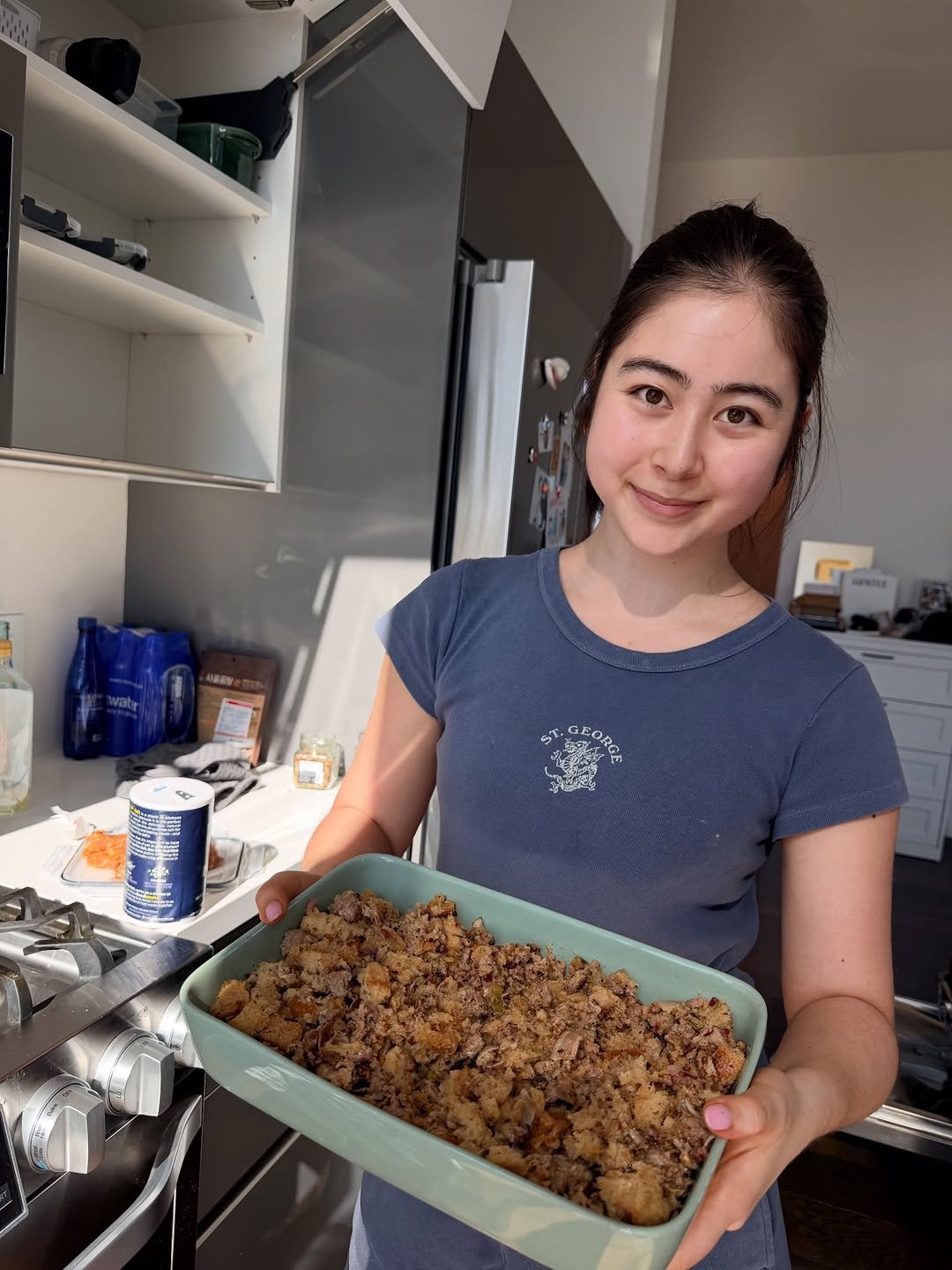 Photo by Sofi Manassyan on November 27, 2025. May be an image of oatmeal cookies, crumbcake, cookies, coconut macaroon, raisin, baked goods and text.