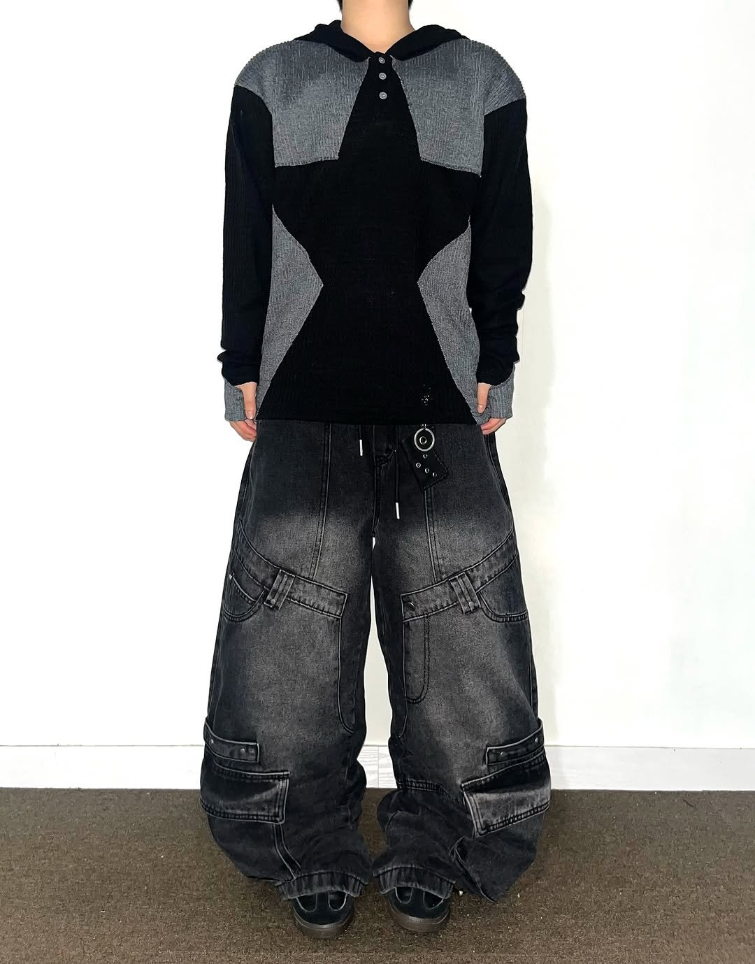 Photo by Chan / N’EST 네스트 on September 25, 2025. May be an image of 1 person, turtleneck, sweatpants and text.