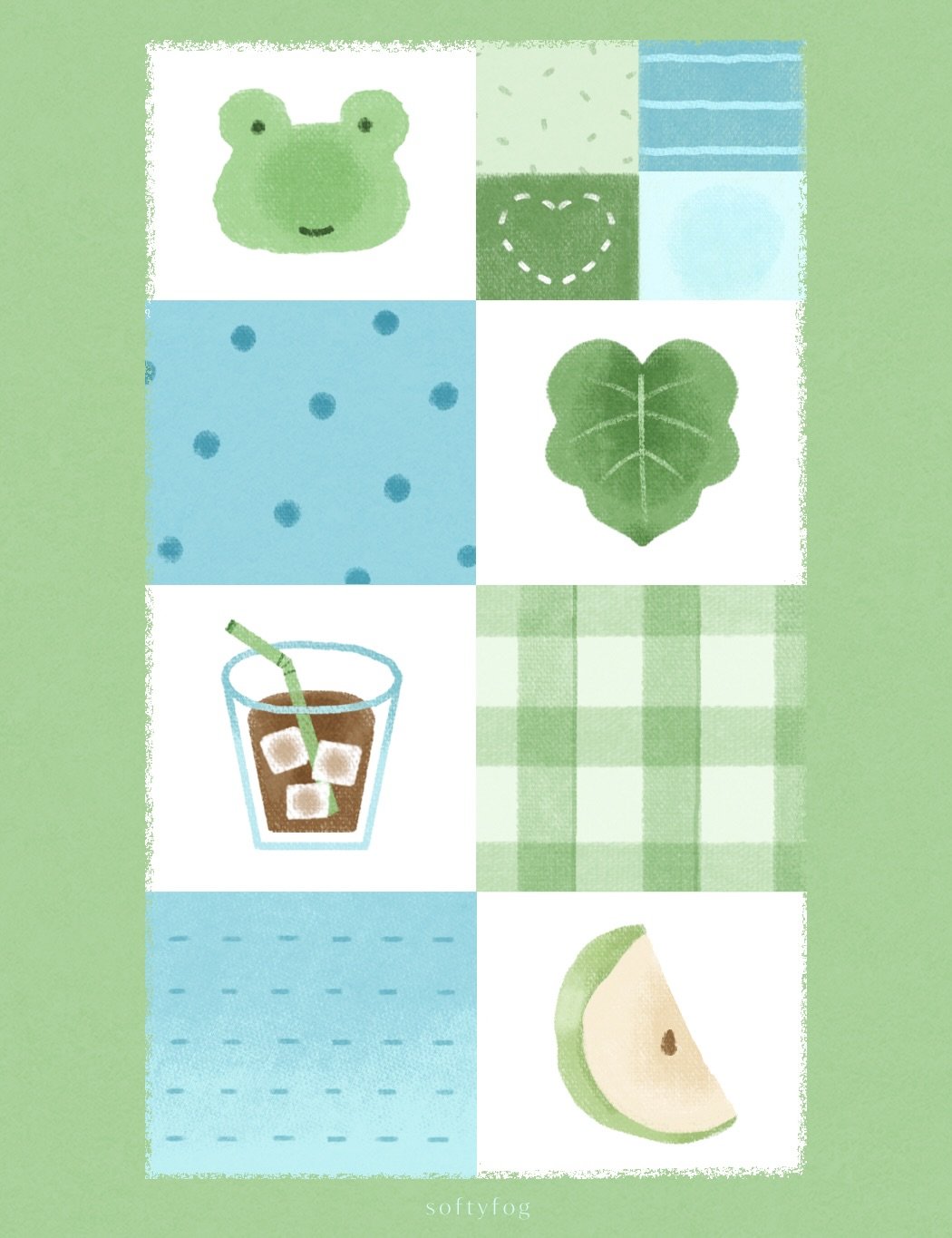 softyfog 게시물 이미지: 초여름의 조각 🍏