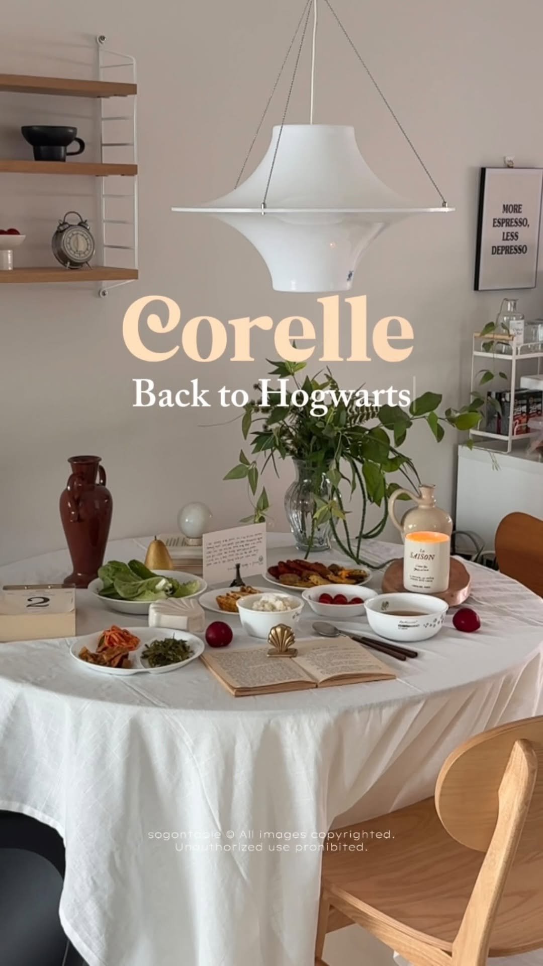 sogontable 게시물 이미지: #ADㅣ 신비한 코렐 테이블 🍽️ 🧙🏻‍♀️
늘 먹는 반찬으로 차린 식탁이 오늘은...