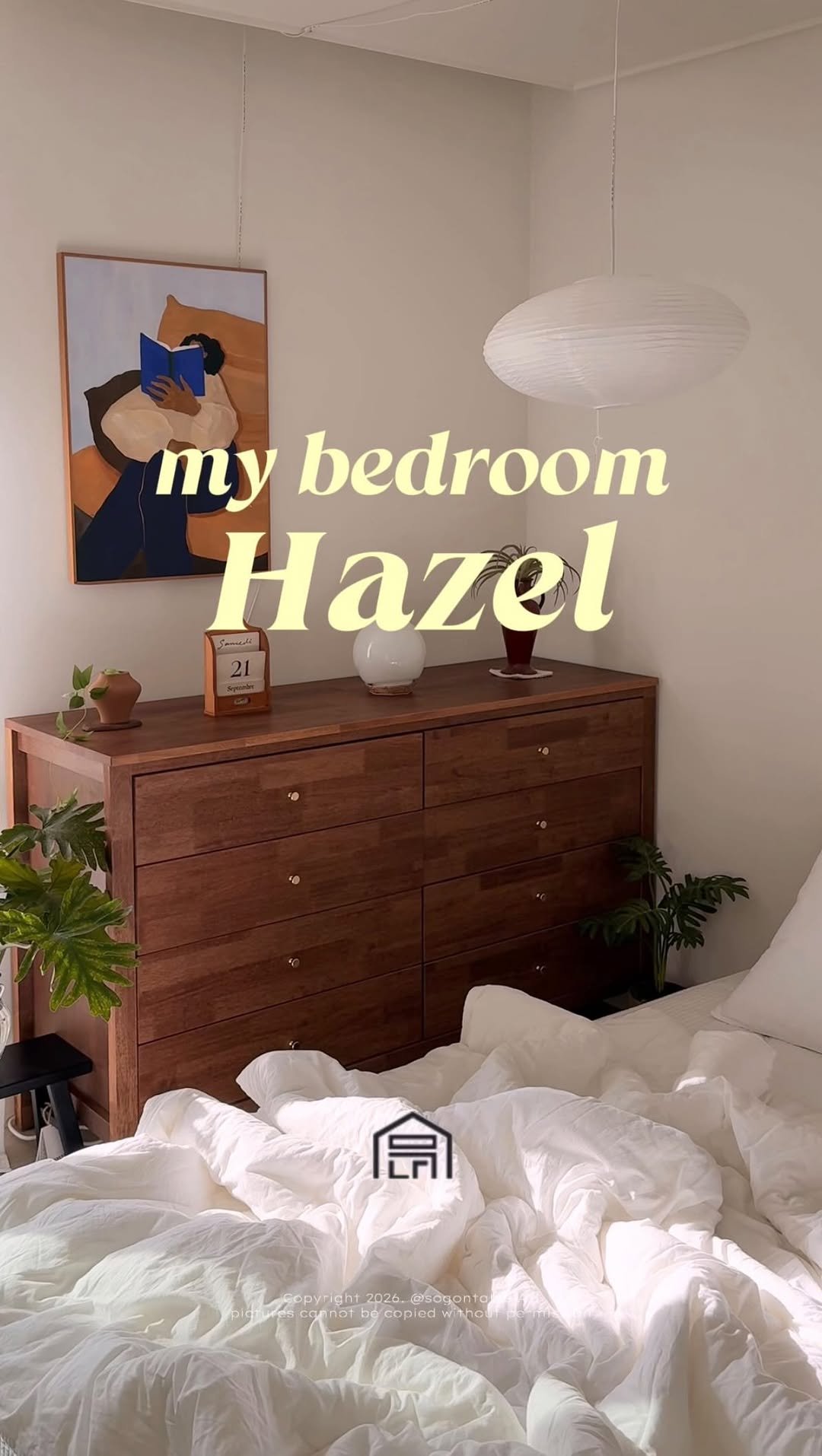 sogontable 게시물 이미지: #협찬 ㅣ헤이즐 수납장🤎

나무뜰의 헤이즐 원목 4단 와이드 서랍장이
침실에 자리한...